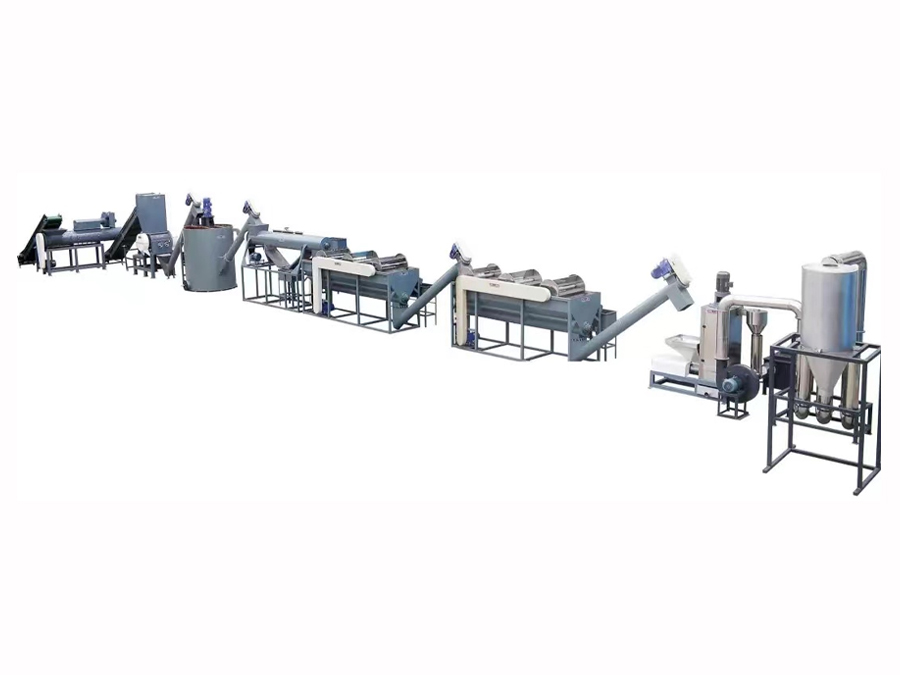 PET材料熱洗生產(chǎn)線(xiàn)